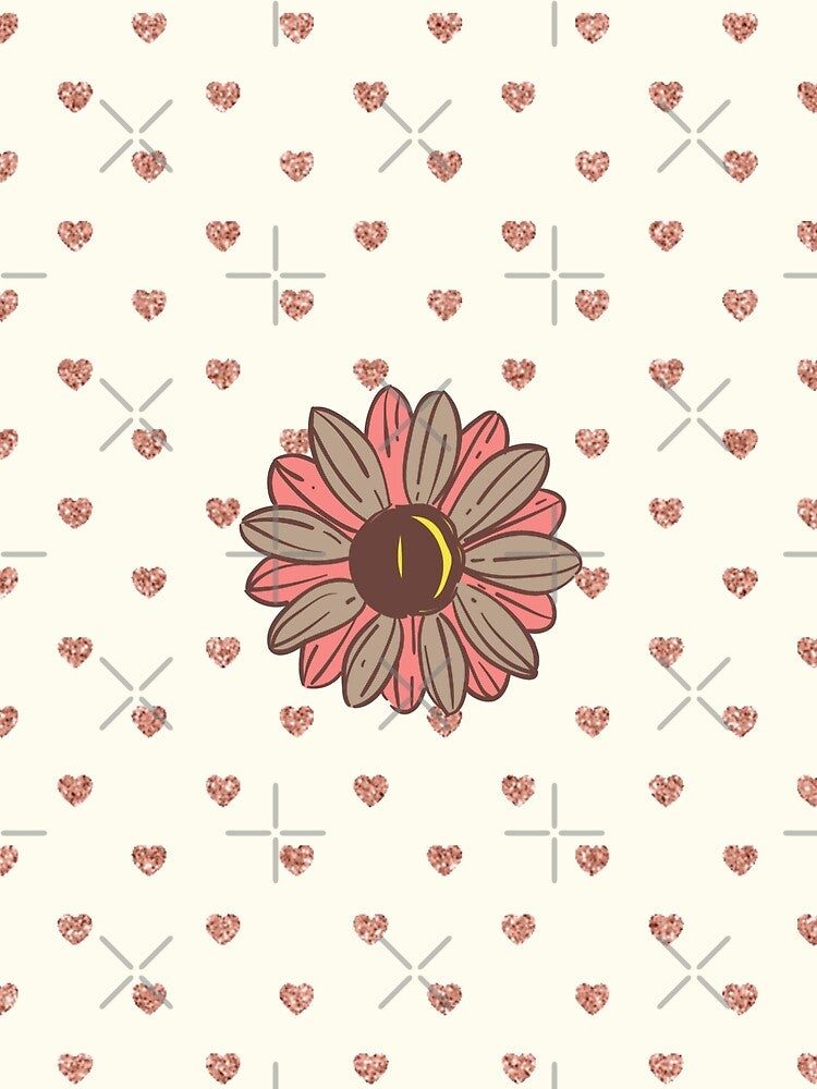 Hearts and Flower - Spring Aesthetic in Ivory by iamwowie