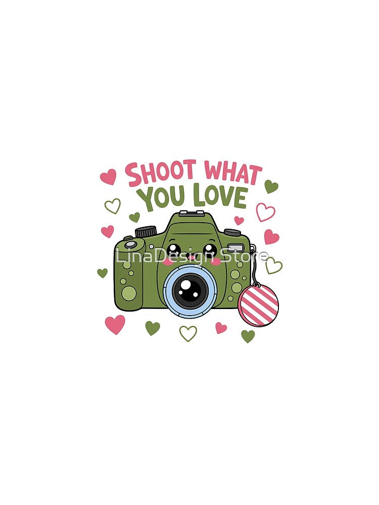Cute Green Camera Illustration by LinaDesign Store