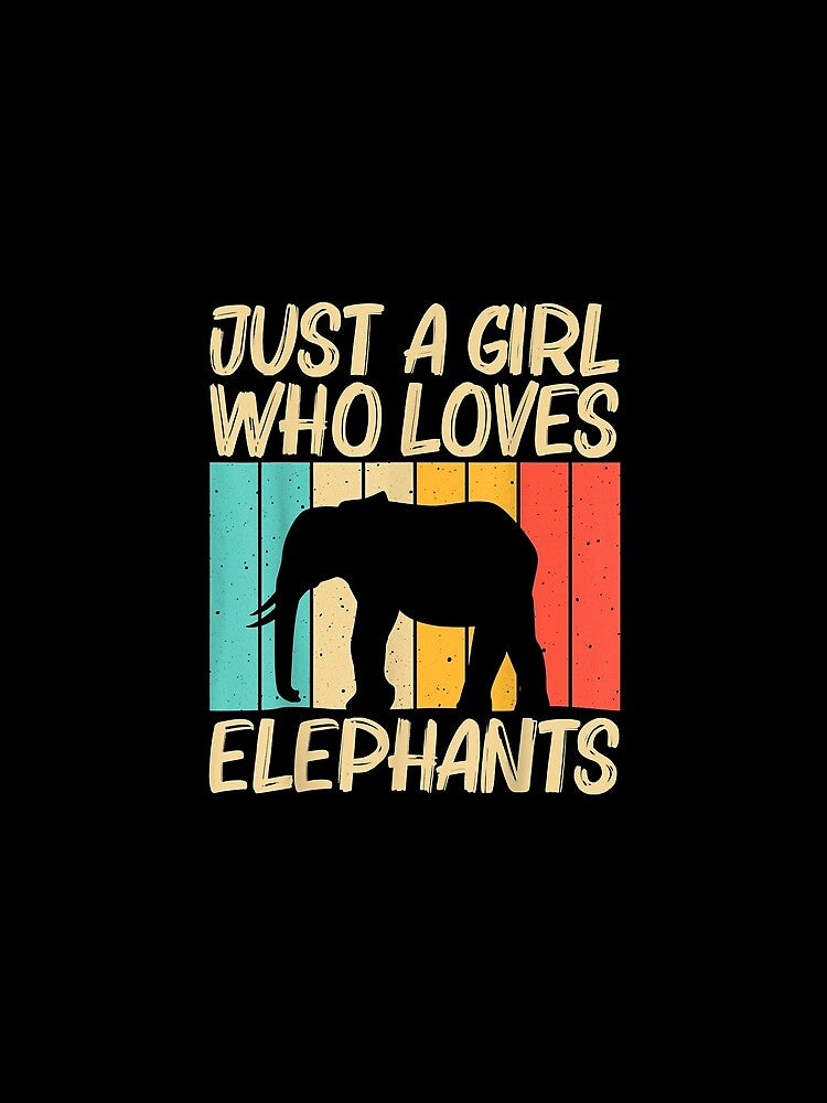 Cool Elephant Design For Girls Women Vintage Elephant Lovers by appearancehotel