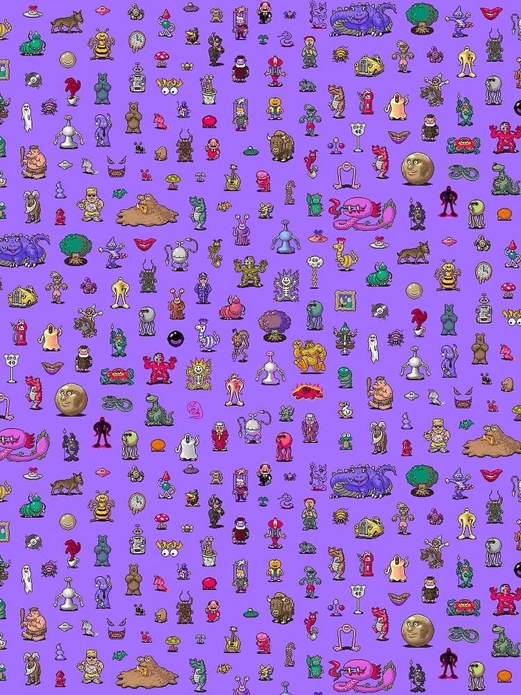 Earthbound Mega Sprite Sheet by winkatawink