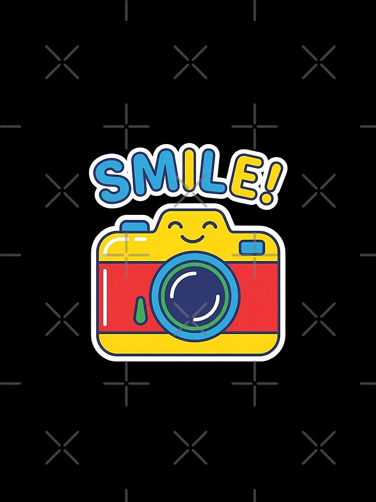 Cute Camera Smile cartoon photographer cheerful by chattsuede