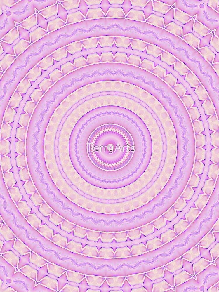 Pastel Mandala Abstract Soft Girl Aesthetic Bohemian Abstract Art 5 of 10 by Beachy