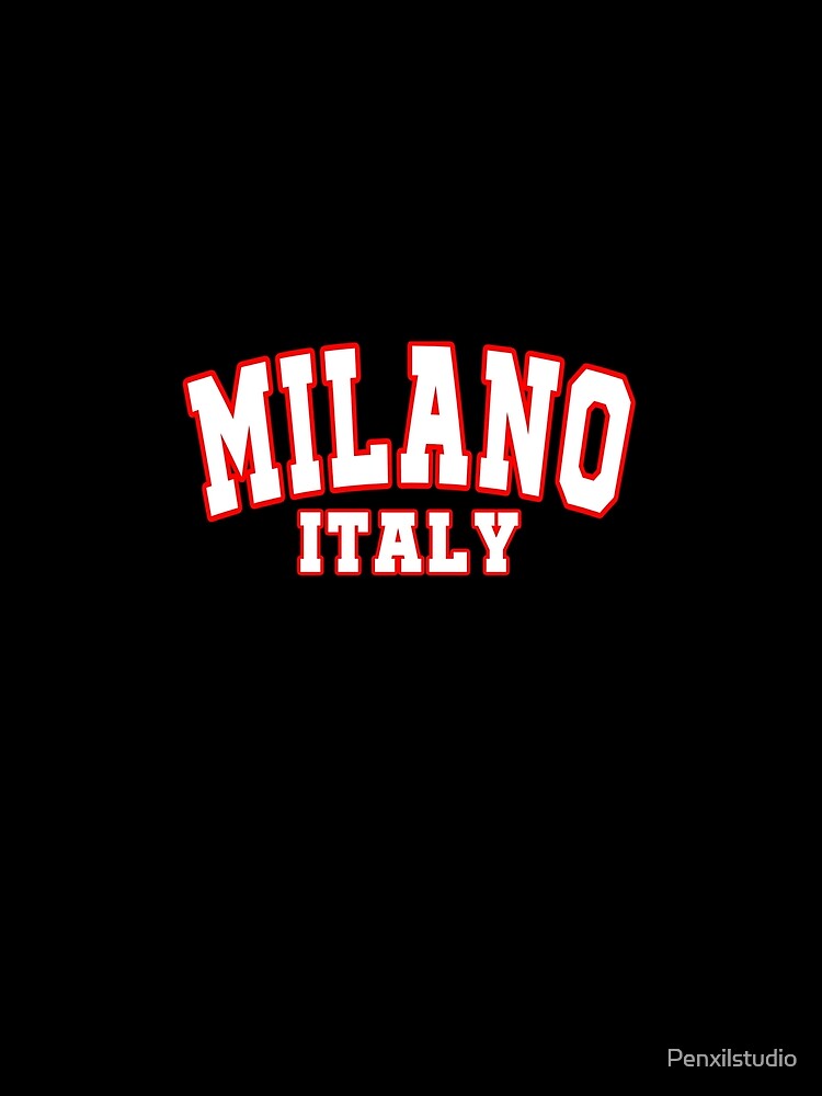 Milano 1990 Sweatshirt Red by Penxilstudio