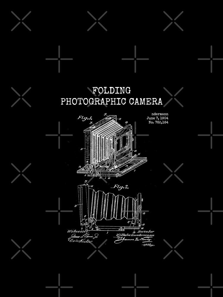 Vintage Blueprint - Folding Photographic Camera by Rhu Creations