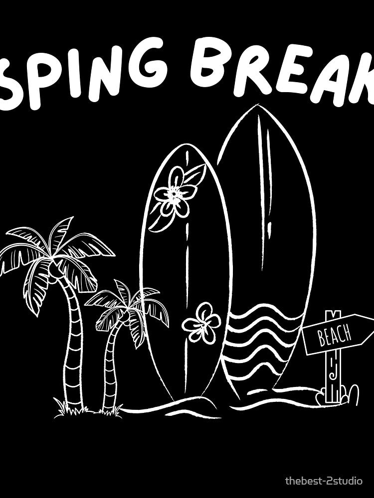 Spring Break Funny Family Beach Trip Matching by thebest-2studio