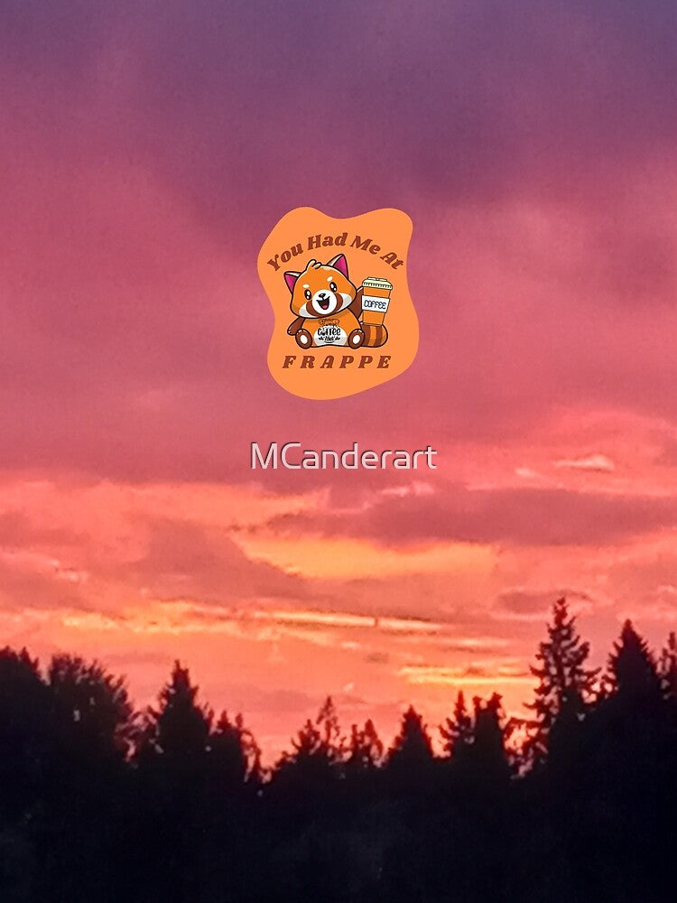 coffee panda frappe sunrise. by MCanderart
