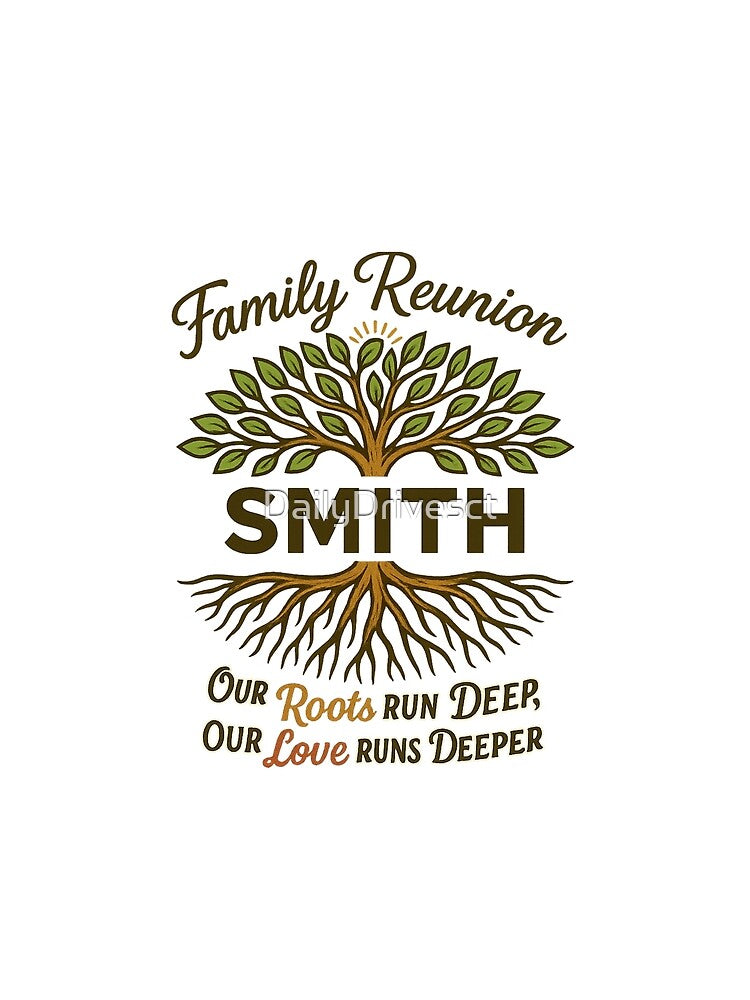 Family Reunion Tree of Life T-Shirt – Roots and Love Design by DailyDrivesct