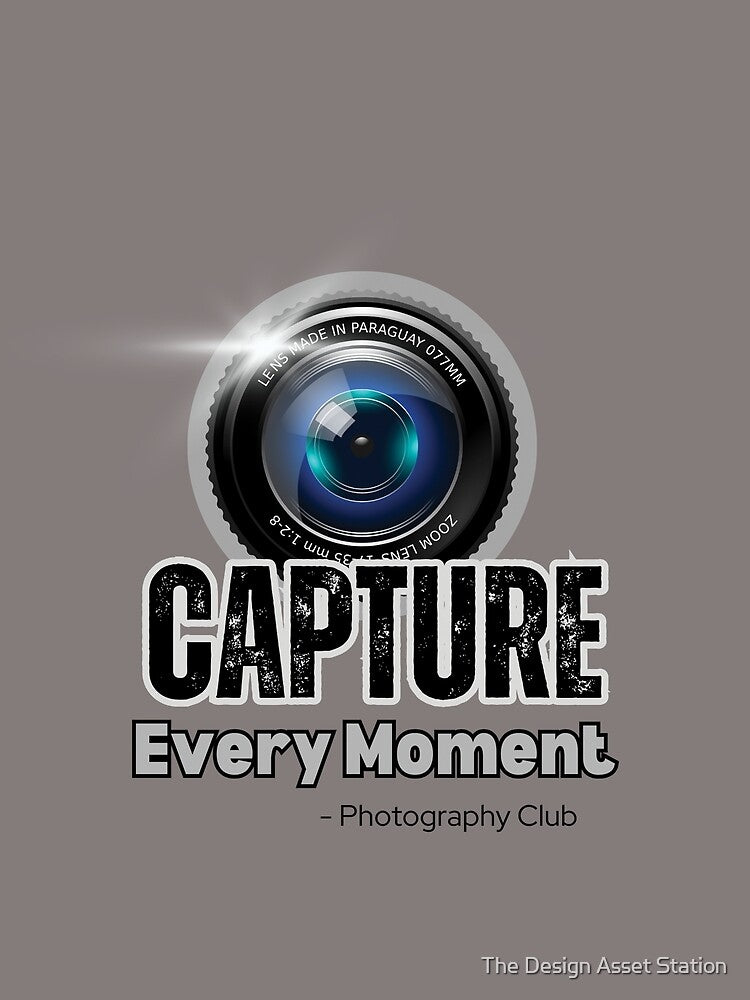 Capture The Moment Vintage Camera Art by The Design Asset Station