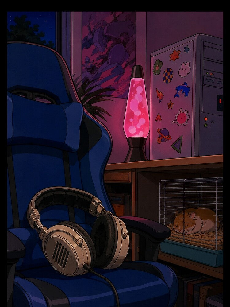 Lofi Gaming: Midnight Streamer by bapupa