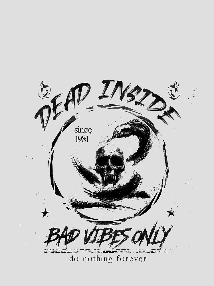 dead inside (skull and snake) by hayrpictures