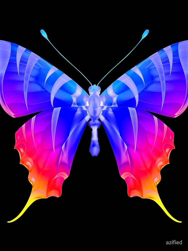 GLASS BUTTERFLY by azified