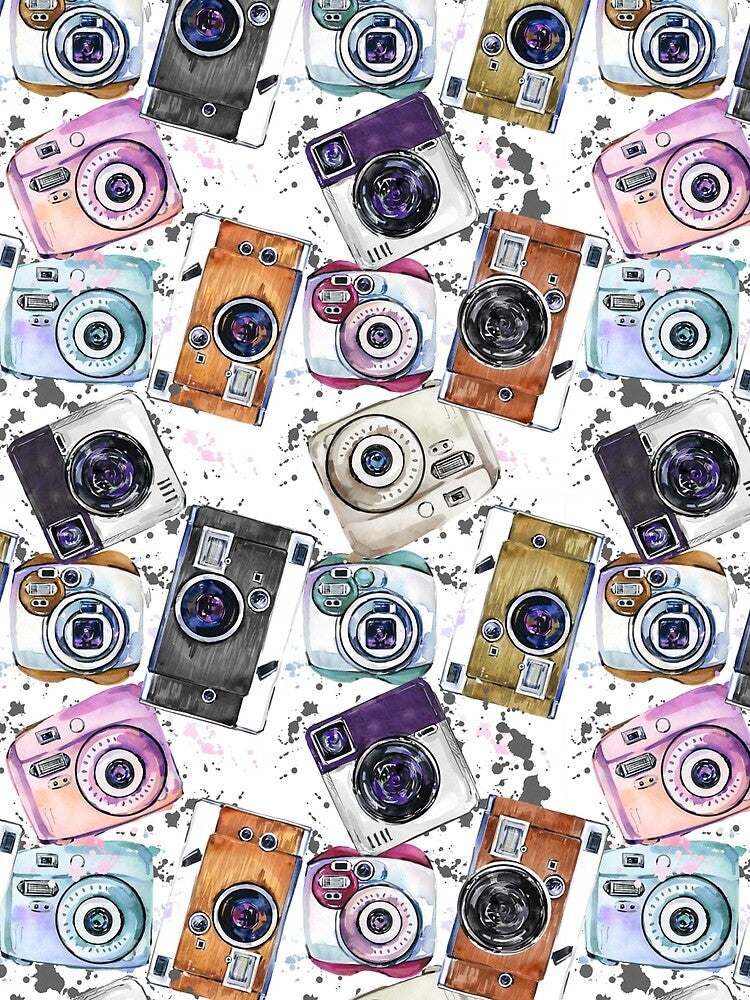 Vintage Camera Watercolor by VannaShanha