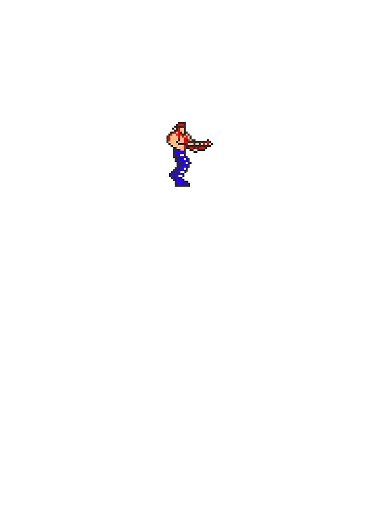 Bill Rizer Sprite from Contra by luckypapa