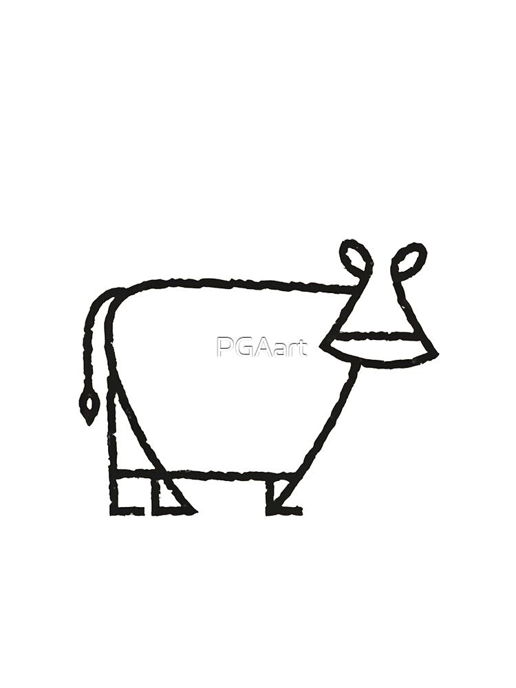 MINIMAL COW by PGAart