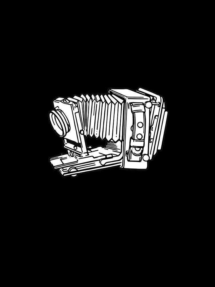 4x5 Film Land Camera, Vintage Camera Art, Folding Camera by Film Camera Nerds
