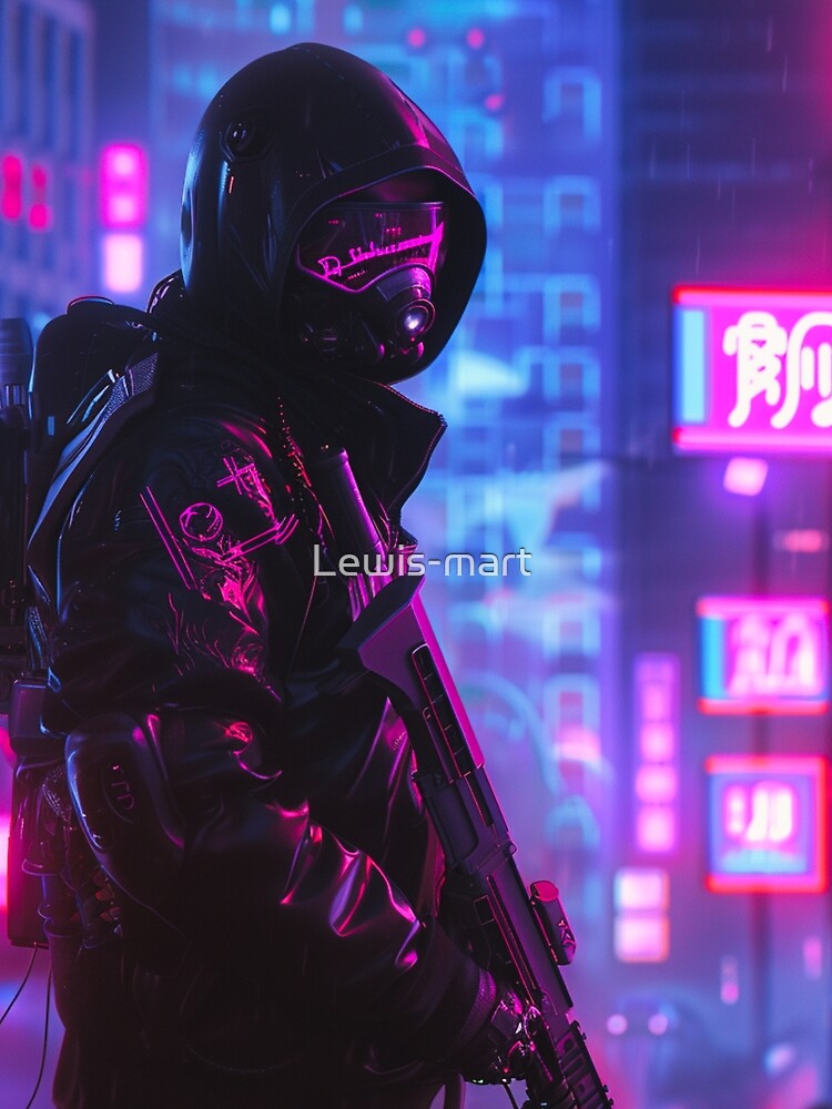 futuristic city cyberpunk style by Lewis-mart