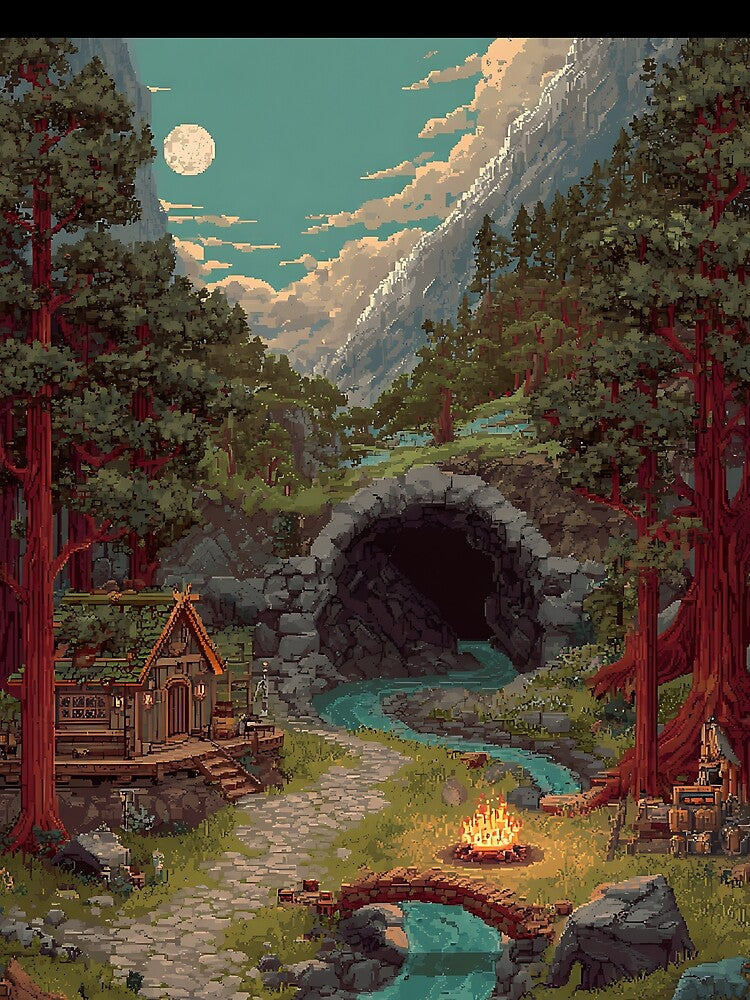Gaming RPG Pixel Art by bapupa
