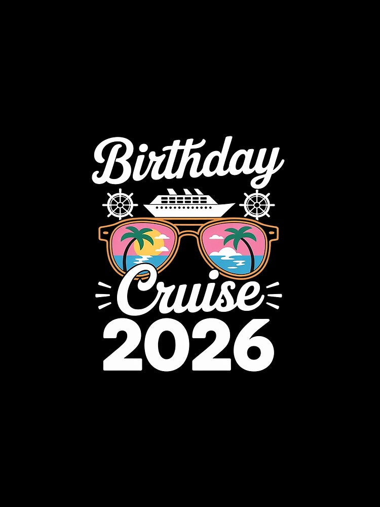 Birthday Cruise Trip 2026 Vacation Matching Family Group by repconomArt