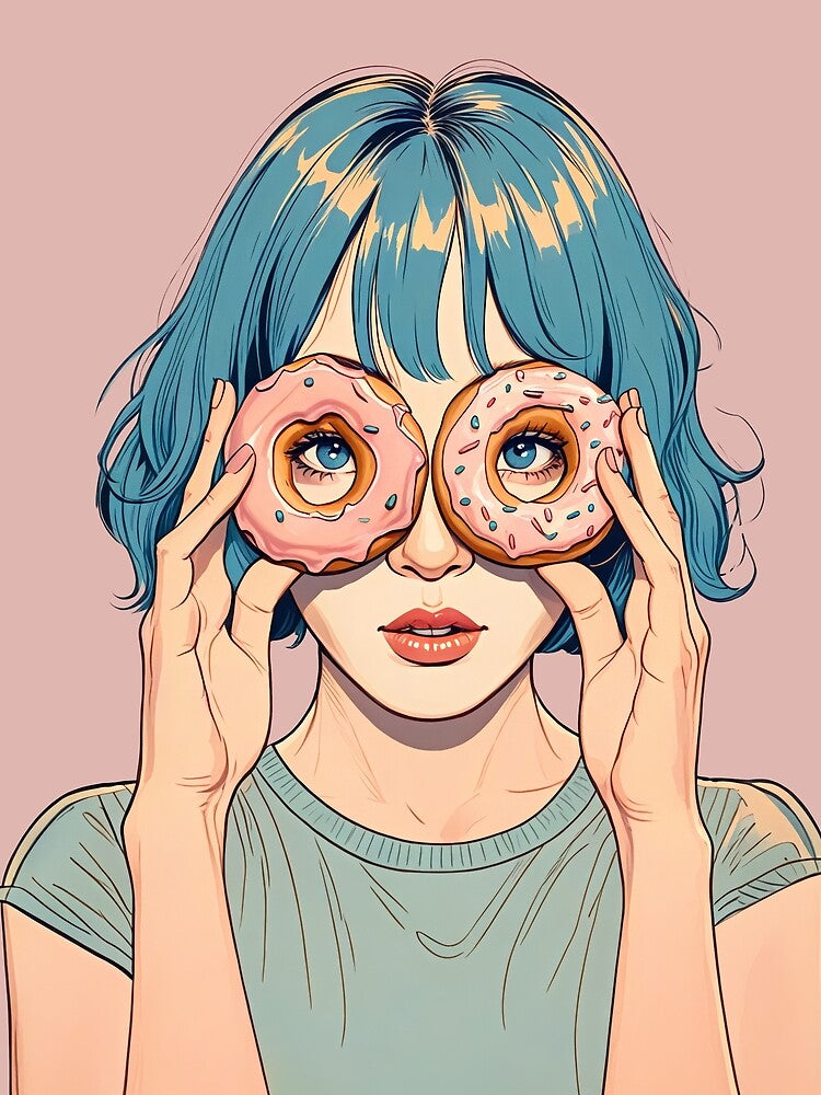 Doughnut Girl by robertfarkas