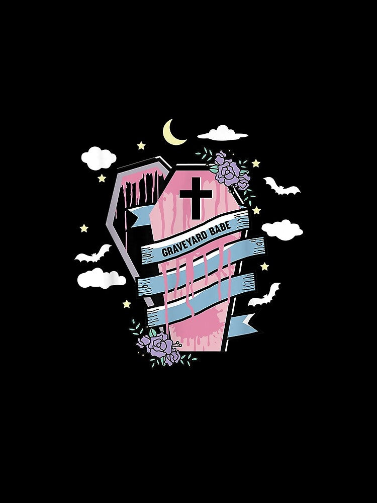 Graveyard Babe Pastel Goth Aesthetic EGirl Soft Goth Girl by HamzashiTrre