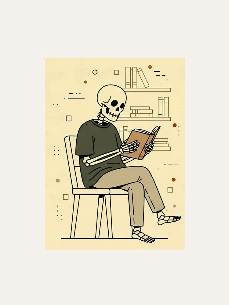READER | Minimalist Skeleton Streetwear Art by DEADLINE.