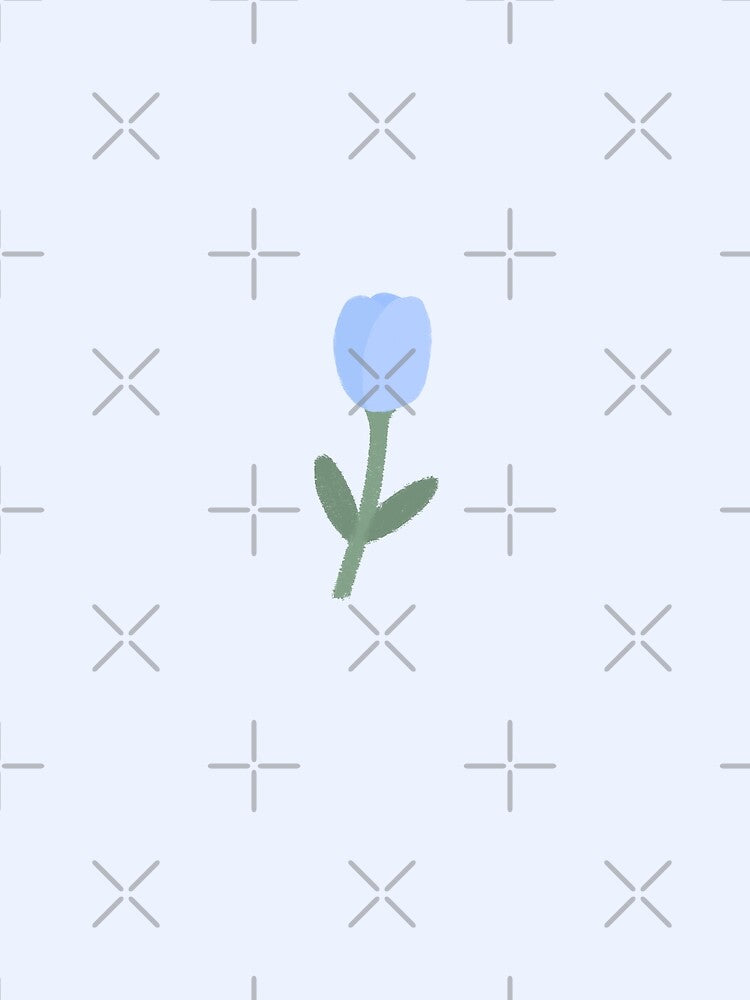 Pastel Blue Tulip by wonderxwander