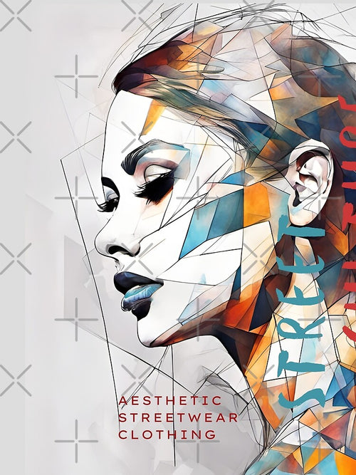 Aesthetic Girl Cubism Art by Beauxanimes
