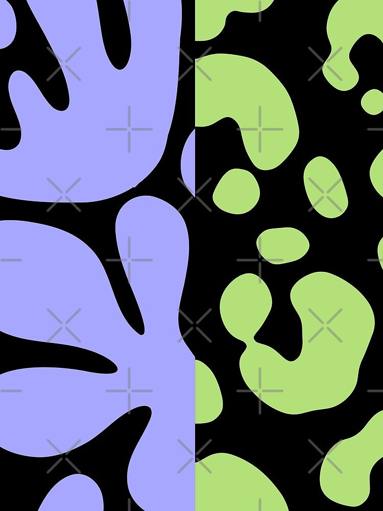 TWO COLORS ABSTRACT ART DESIGN by asudesign