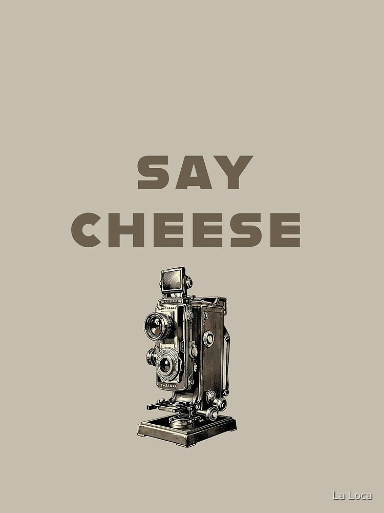 SAY CHEESE VINTAGE PHOTOGRAPHER GIF by La Loca