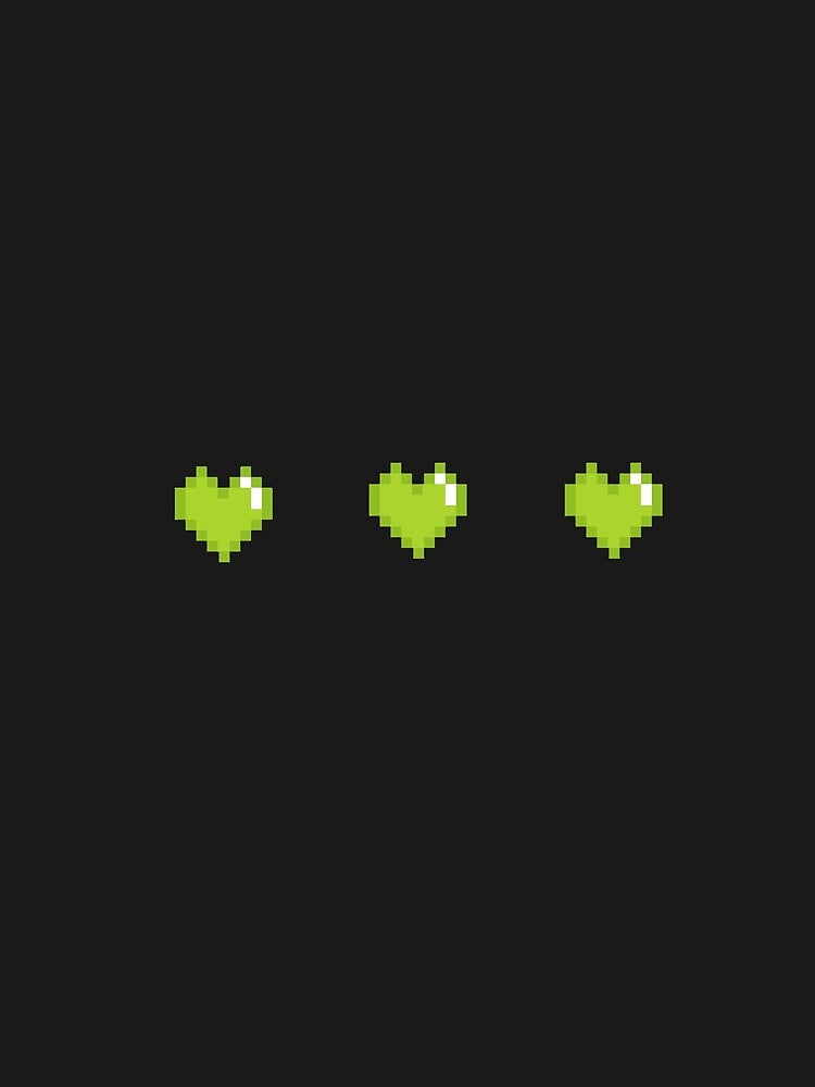 Pixel Heart: Green Edition by respawnthreads