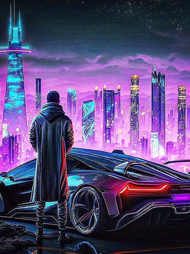 Cyberpunk Long View by AICreateWorlds
