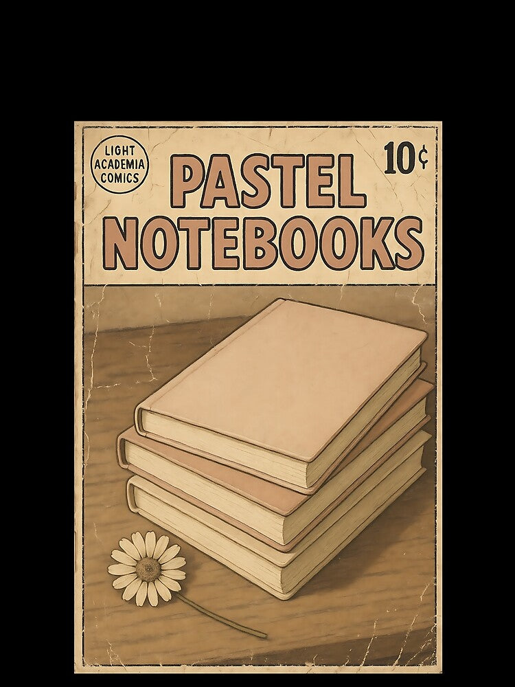 Soft Light Academia: Pastel Notebooks by bapupa