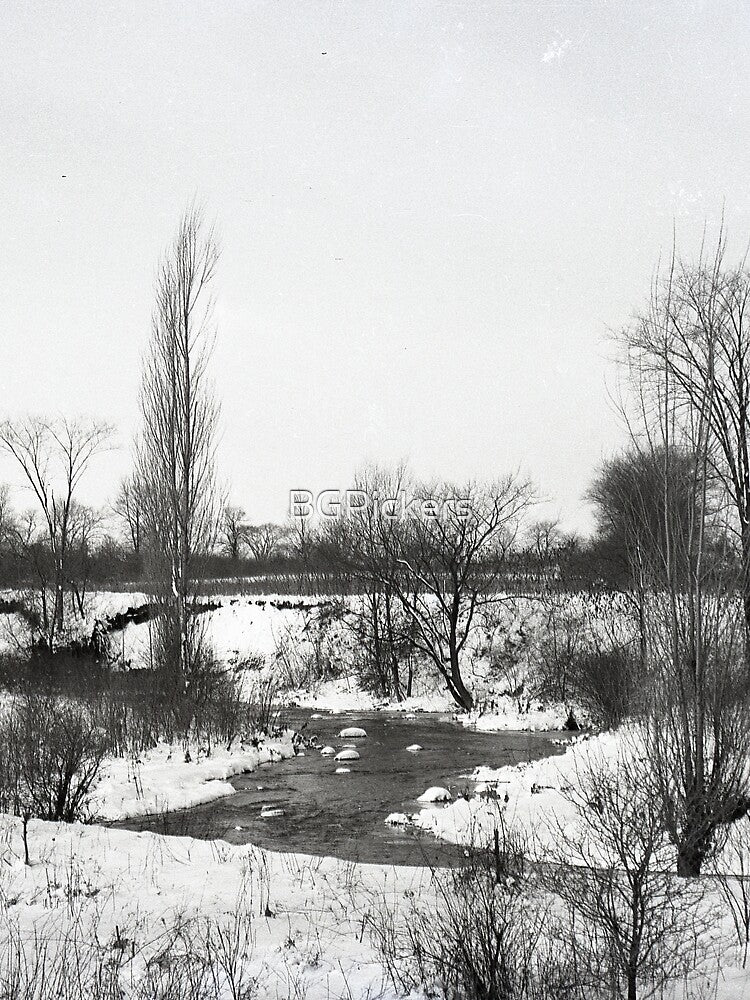 Vintage Winter Stream by BGPickers
