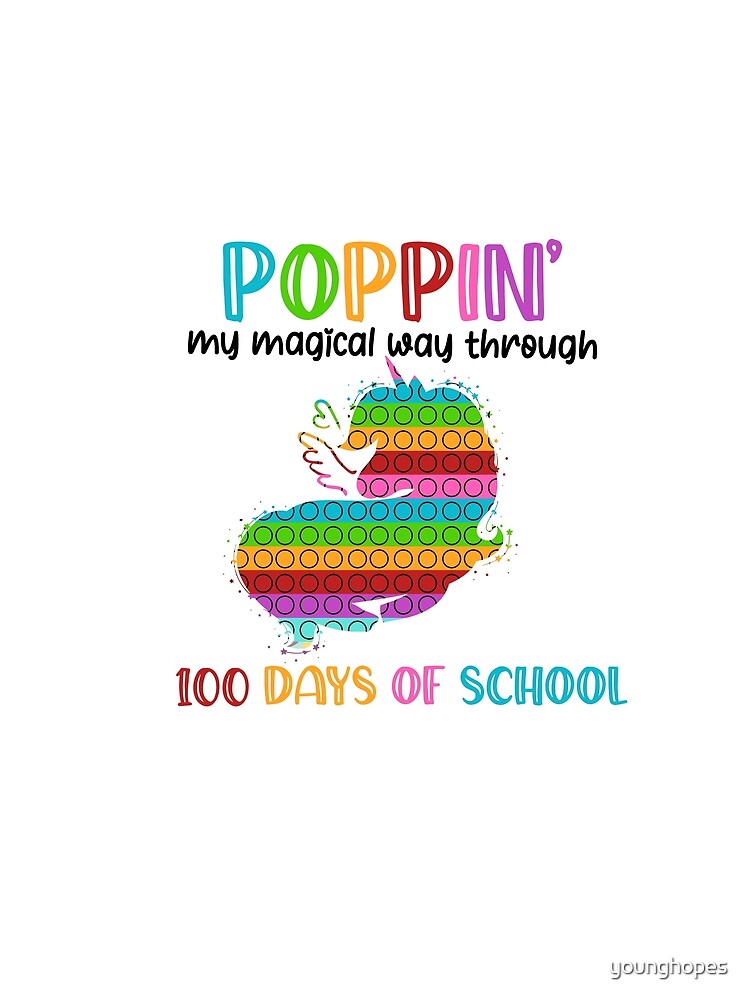 Poppin' My Magical Way Through 100 Days of School I 100th Day School by younghopes