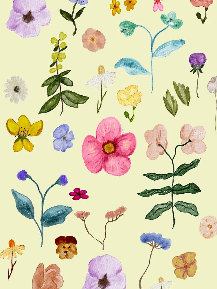 Cute Vintage Flowers by bowsbotanicals
