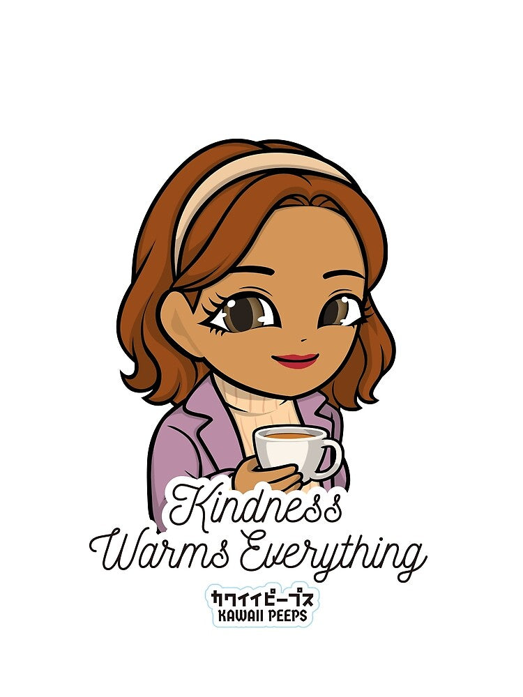Pastel Power Crew "Kindness Warms Everything" Design – Pastel Kawaii & Soft Girl Aesthetic Art by P-L-Sardines
