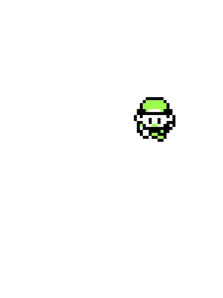 Red Running (Yellow version) - Gameboy Character - Retro pixel art by ItsRetro90s