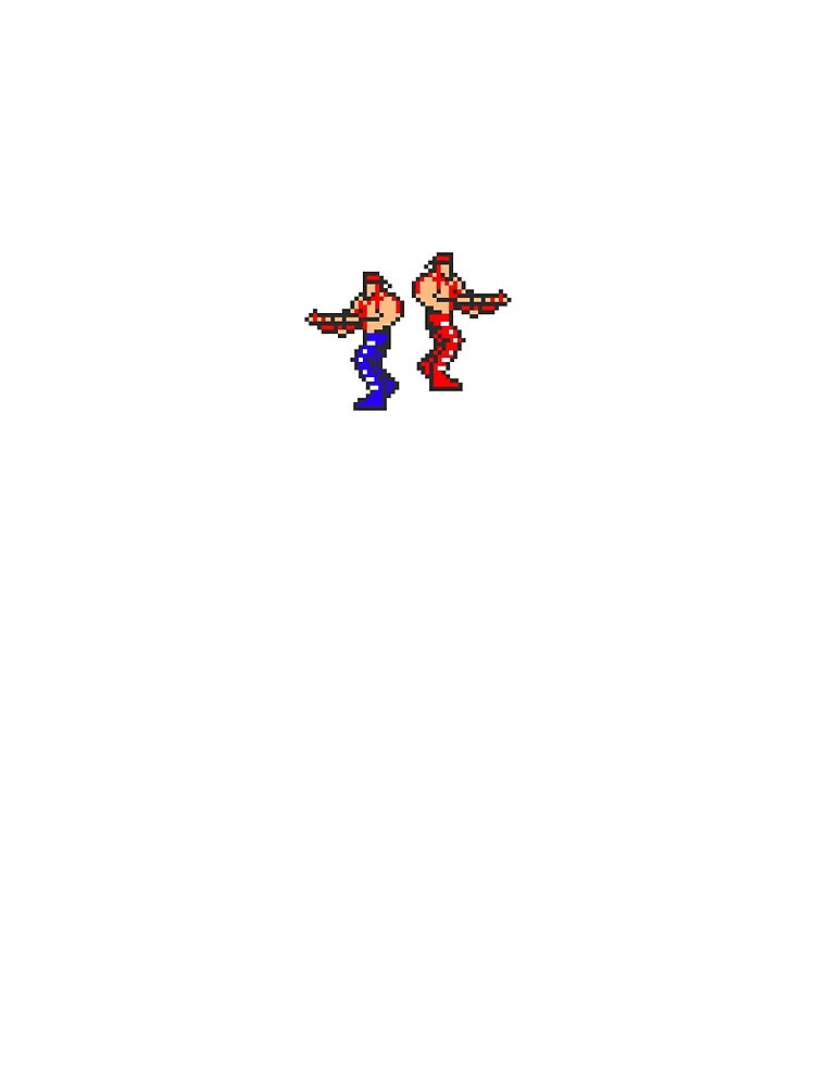 Lance and Bill Sprites from Contra by luckypapa