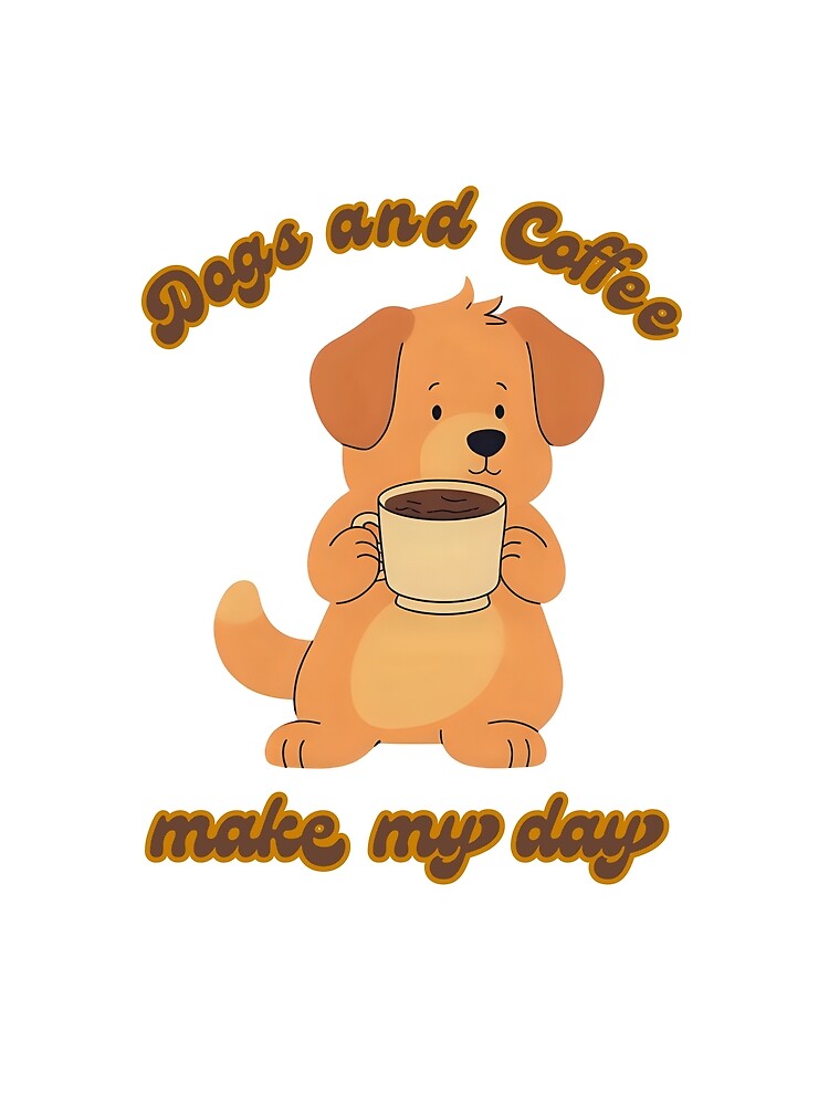 “Dog Lover Quote: Coffee and Companionship Design” by SimplyJay10