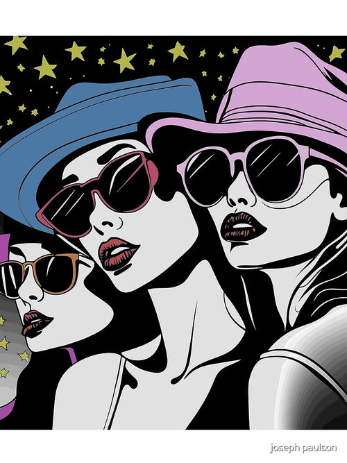 3 cool women 2023 tileartwork by tileartwork