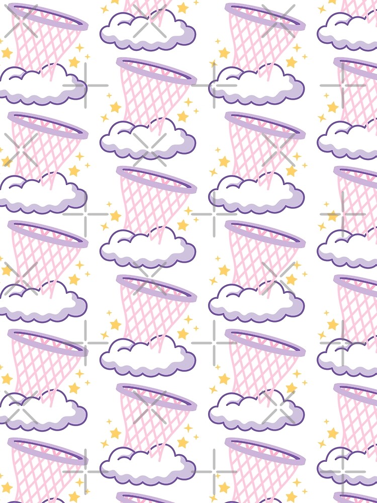 Pastel Cloud Basketball Hoop | Dream Hoops Aesthetic by CloudiDesin