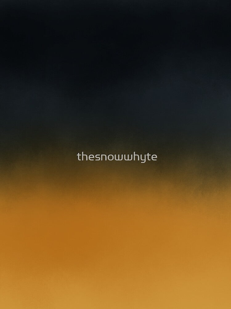 Navy Blue and Mustard Yellow Watercolor Gradient by thesnowwhyte
