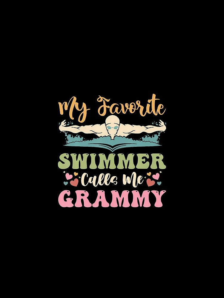 My Favorite Swimmer Calls Me Grammy Family Matching by spicecarnerl