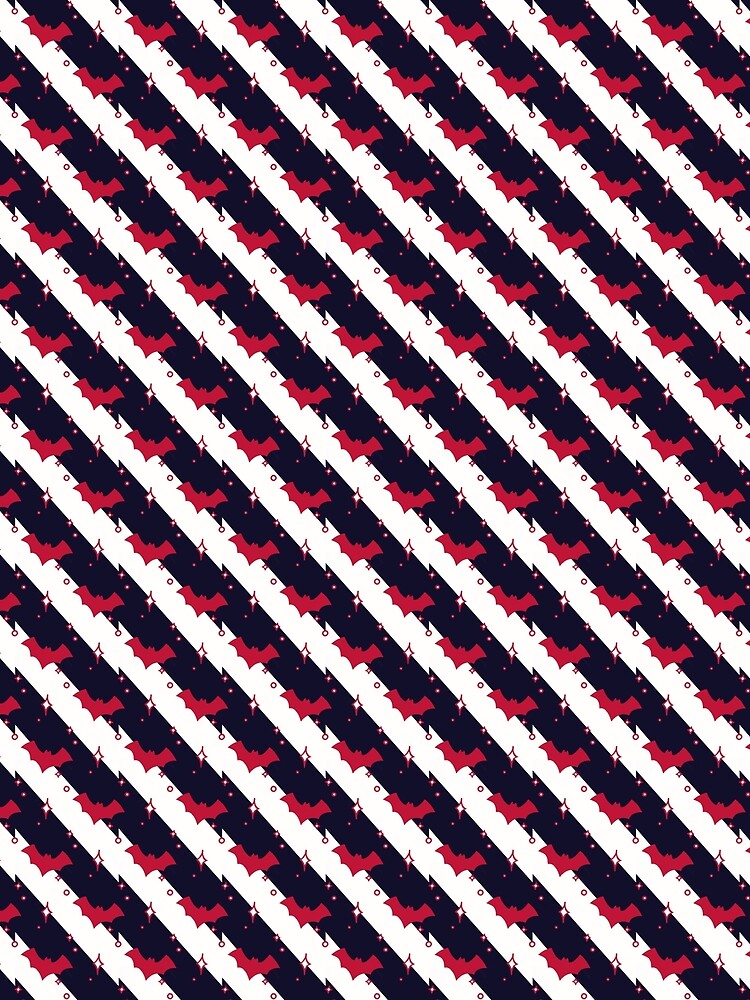 Pop Bat Stripes by PatternsaPlenty