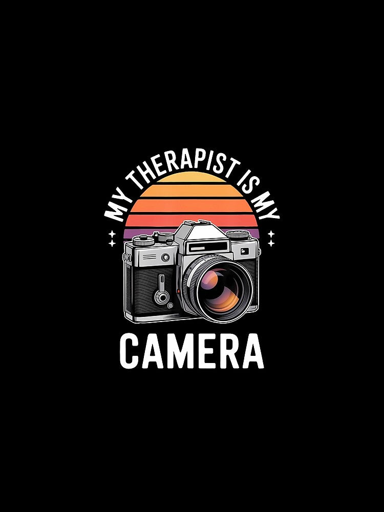 My Therapist Is My Camera Photography Vintage Camera by endabettyau