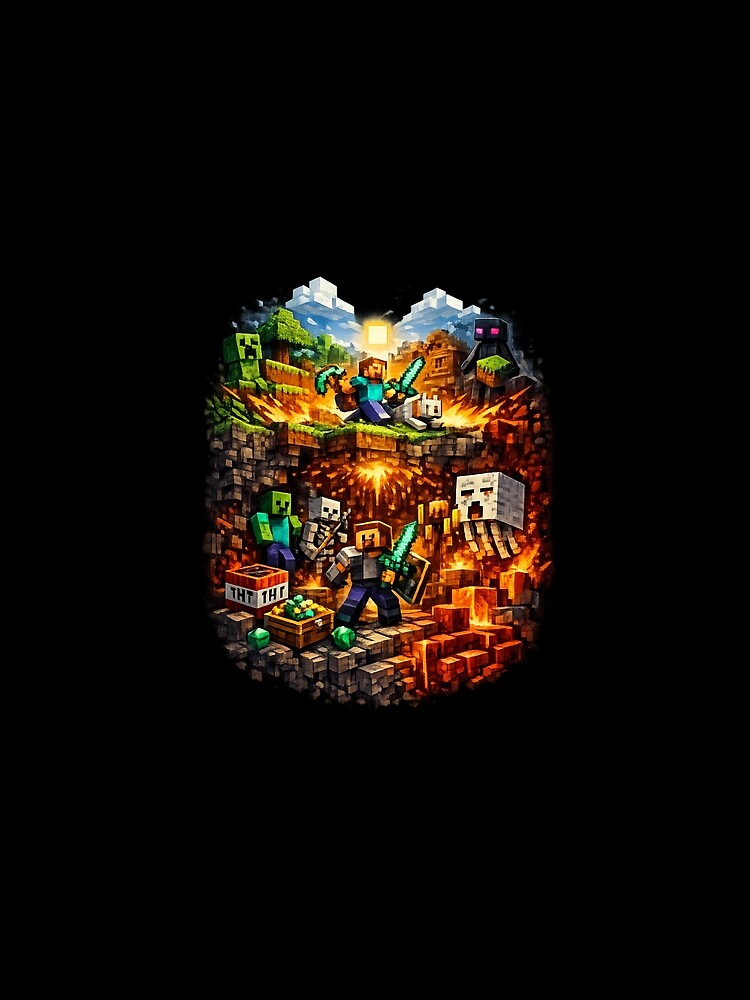 Block World Adventure Survival Design by Regal-Elegances
