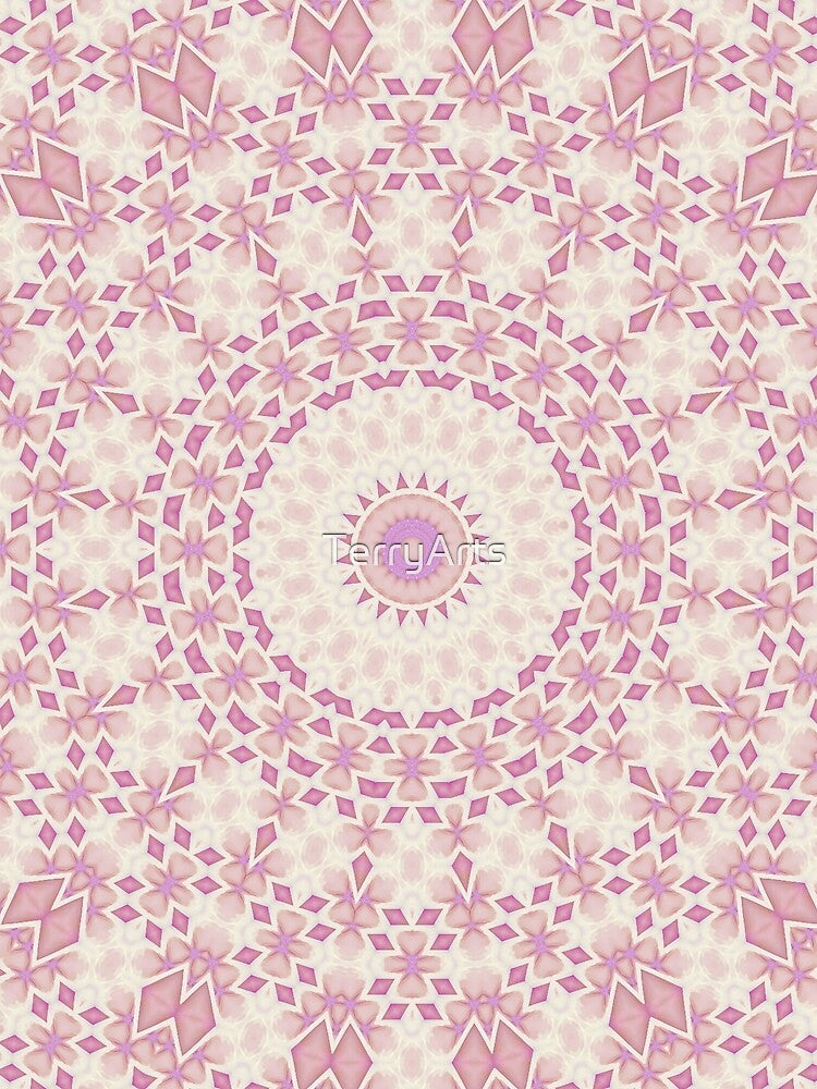 Pastel Mandala Abstract Soft Girl Aesthetic Bohemian Abstract Art 2 of 10 by Beachy