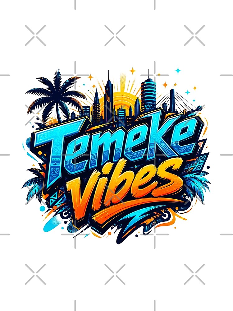 Temeke Vibes Urban Dar Es Salaam Streetwear Design by NaphDesigns