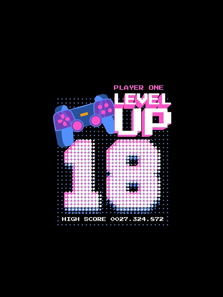 Player One Level Up 18 by patternprint1