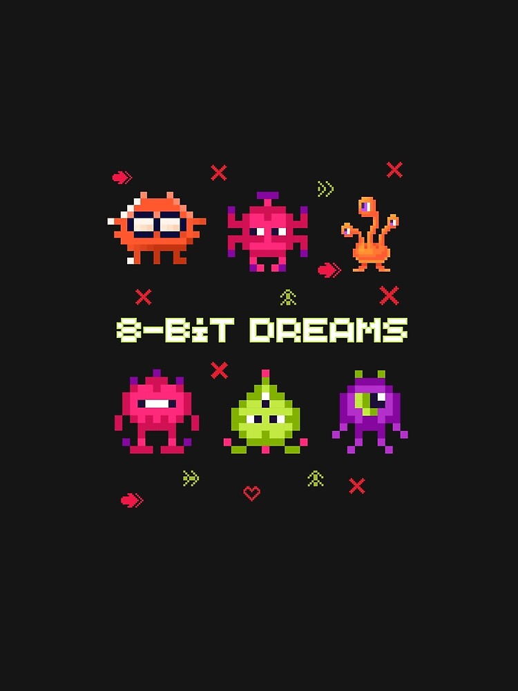 8-Bit Dreams – Retro Pixel Gaming Shirt by RJsTees